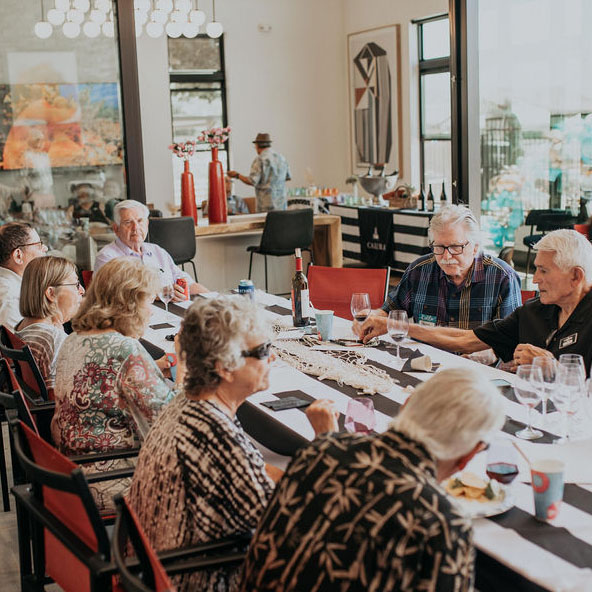 Luncheon at 55+ gated active adult community